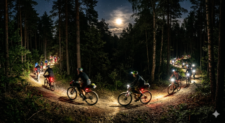 45 Kolarski Rajd Księżycowy. Rowerzyści pojadą z Grudziądza do Wałdowa Szlacheckiego