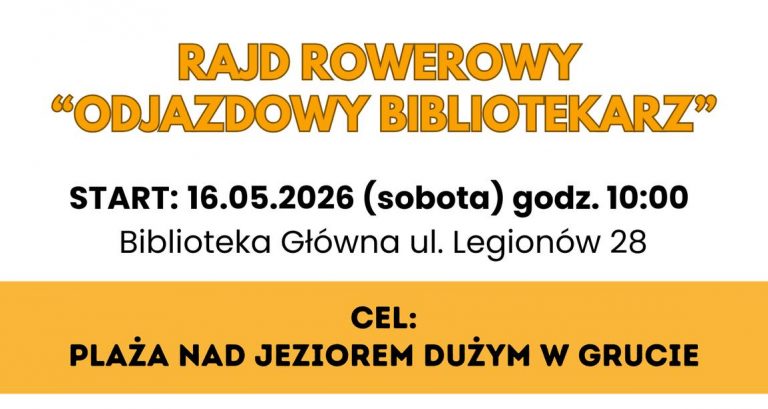 Rowerem po książki i dobrą energię