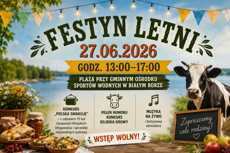 Festyn Letni nad Jeziorem w Białym Borze już 27 czerwca!